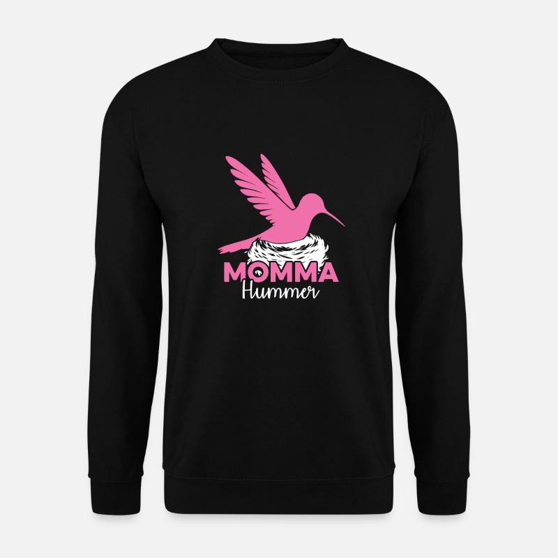 Kolibri Kolibri Mama - Unisex Pullover - Schwarz