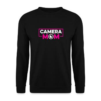 Photographe Appareil photo de photographie - Sweat-shirt Unisexe - noir - Devant - Alina (178cm) & Michal (187cm)