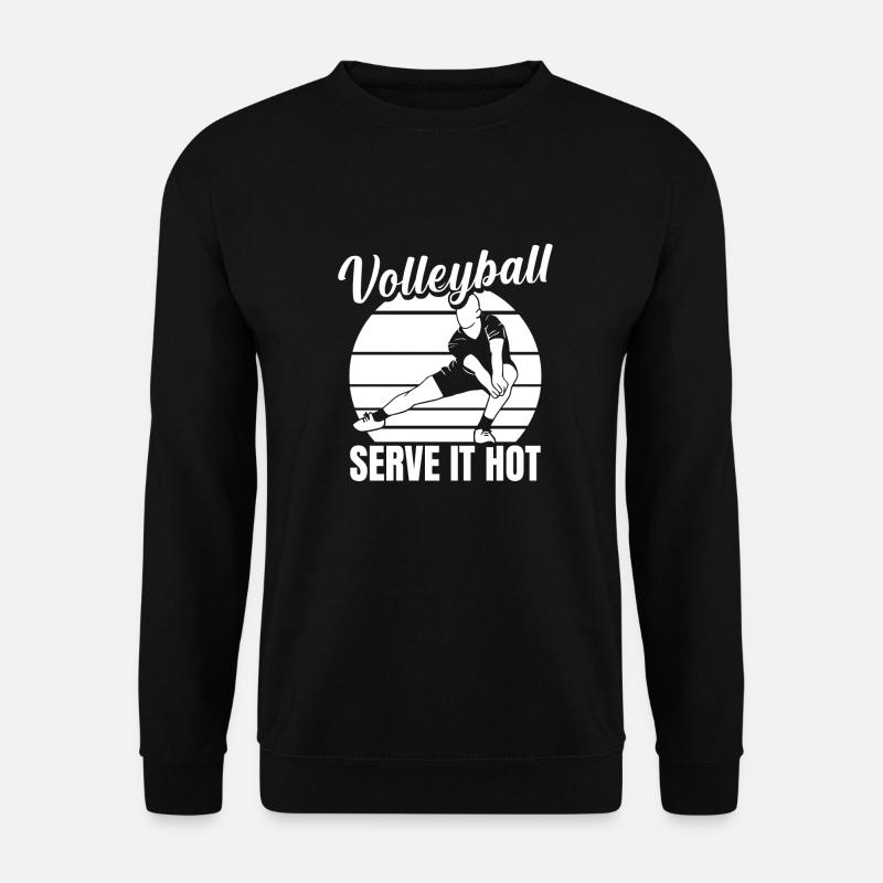 Volleyball Volleyballer - Unisex Pullover - Schwarz