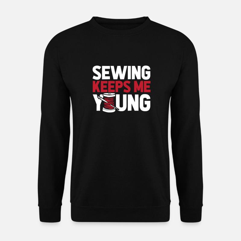Sewing Sewing Machine - Unisex Sweatshirt - black