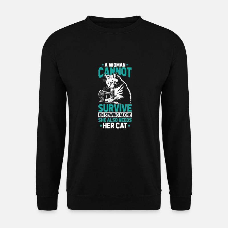 Sewing Sewing Machine - Unisex Sweatshirt - black