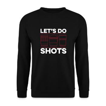 Photographer Photography Camera - Unisex Sweatshirt - black - Front - Alina (178cm) & Michal (187cm)