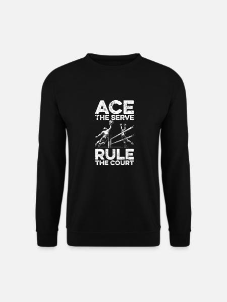 Volleyball Volleyballer - Unisex Pullover - Schwarz