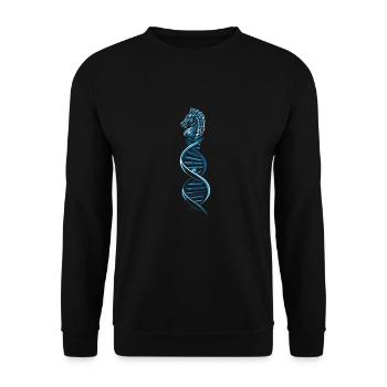 Chess DNA Its In My DNA - Unisex Sweatshirt - black - Front - Alina (178cm) & Michal (187cm)