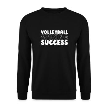 Volley-ball Volley-ball - Sweat-shirt Unisexe - noir - Devant - Alina (178cm) & Michal (187cm)