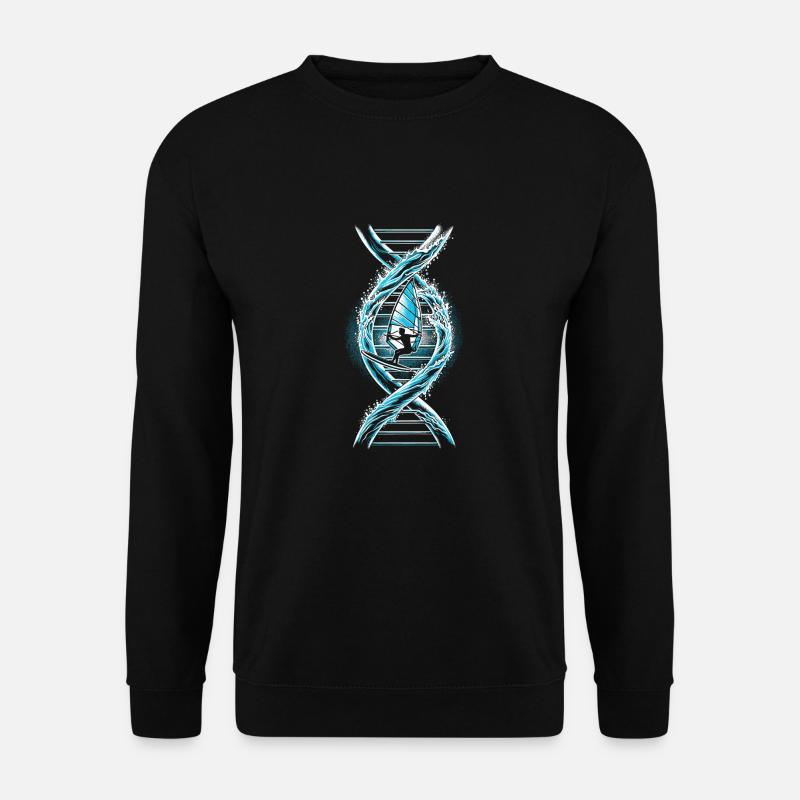 Windsurfen Windsurfer Its In My Dna - Unisex Pullover - Schwarz