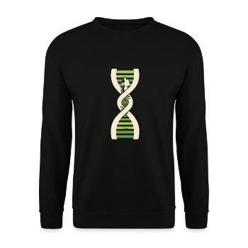 Randonnée Vagabond C’est dans mon ADN - Sweat-shirt Unisexe - noir - Devant - Alina (178cm) & Michal (187cm)