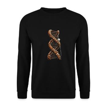 L’escalade est dans mon ADN - Sweat-shirt Unisexe - noir - Devant - Alina (178cm) & Michal (187cm)