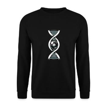 Le billard est dans mon ADN - Sweat-shirt Unisexe - noir - Devant - Alina (178cm) & Michal (187cm)