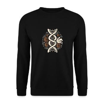 Barrel Racing Western Riding Barrel Racing - Unisex Sweatshirt - black - Front - Alina (178cm) & Michal (187cm)