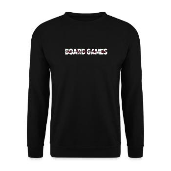Gesellschaftsspiel Brettspiel Ekg Heartbeat - Unisex Pullover - Schwarz - Vorne - Alina (178cm) & Michal (187cm)