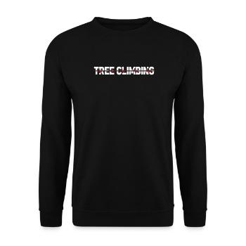 Arboriste Arbre grimpeur Arboriste Ekg Heartbeat - Sweat-shirt Unisexe - noir - Devant - Alina (178cm) & Michal (187cm)