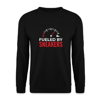 Sneakers - Unisex Sweatshirt - black - Front - Alina (178cm) & Michal (187cm)