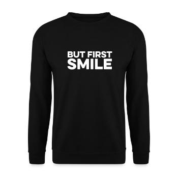 Photographer Photography Camera - Unisex Sweatshirt - black - Front - Alina (178cm) & Michal (187cm)