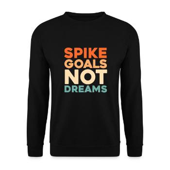 Volley-ball Volley-ball - Sweat-shirt Unisexe - noir - Devant - Alina (178cm) & Michal (187cm)