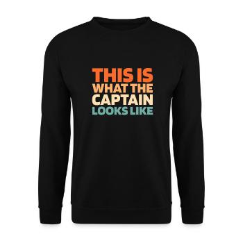 Voile, Voile, Voilier - Sweat-shirt Unisexe - noir - Devant - Alina (178cm) & Michal (187cm)