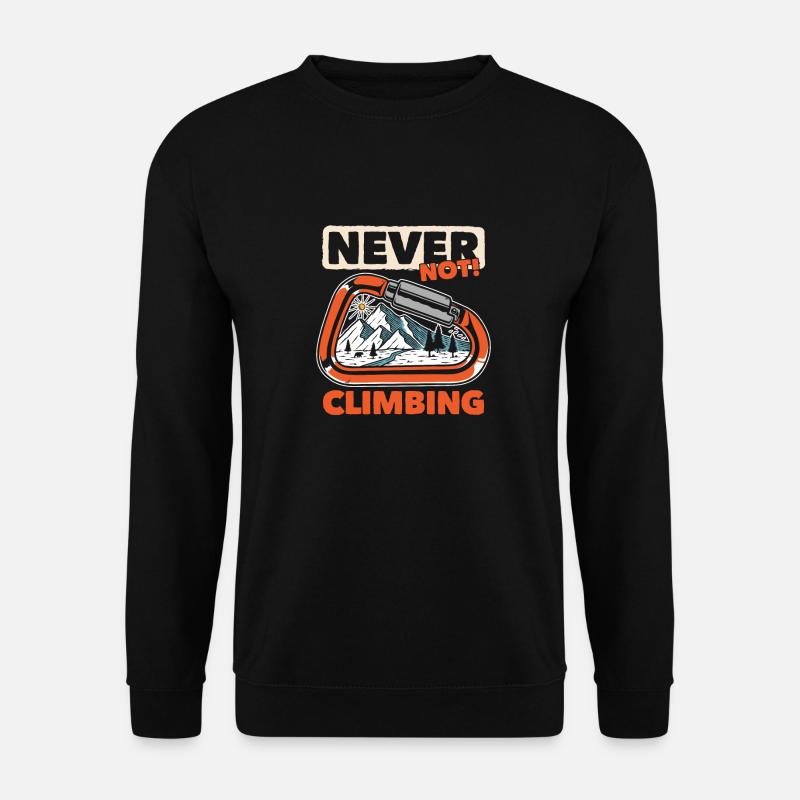 Bouldern Escalade de bloc - Sweat-shirt Unisexe - noir