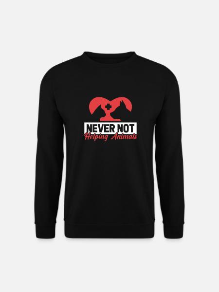 Veterinarian Veterinary - Unisex Sweatshirt - black