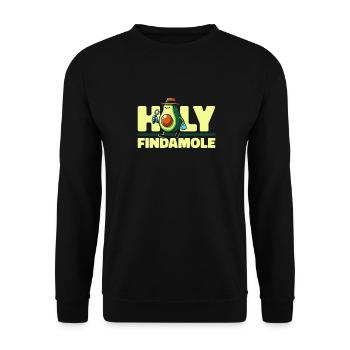 Médecin légiste Avocat Holy Findamole - Sweat-shirt Unisexe - noir - Devant - Alina (178cm) & Michal (187cm)