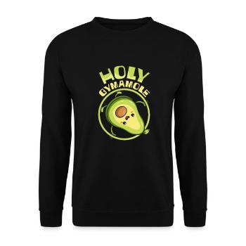 Rsg Gymnastique Gymnastique Avocat Holy Gymamole - Sweat-shirt Unisexe - noir - Devant - Alina (178cm) & Michal (187cm)