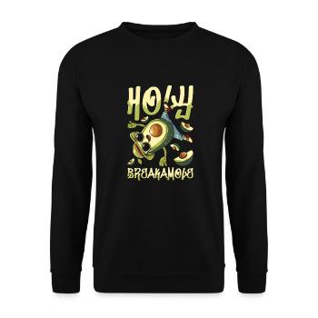 Breakdance Breakdancer Breakdancing - Unisex Sweatshirt - black - Front - Alina (178cm) & Michal (187cm)