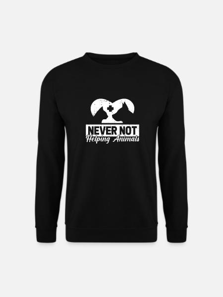 Veterinarian Veterinary - Unisex Sweatshirt - black