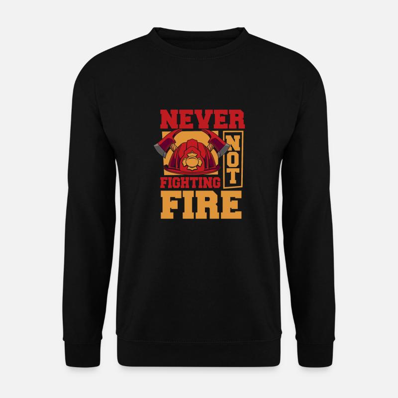 Fireman - Unisex Sweatshirt - black