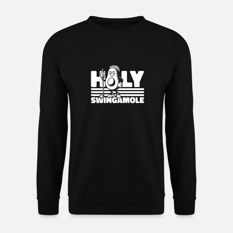 Golf Golfeurs Avocat Holy Swingamole - Sweat-shirt Unisexe - noir