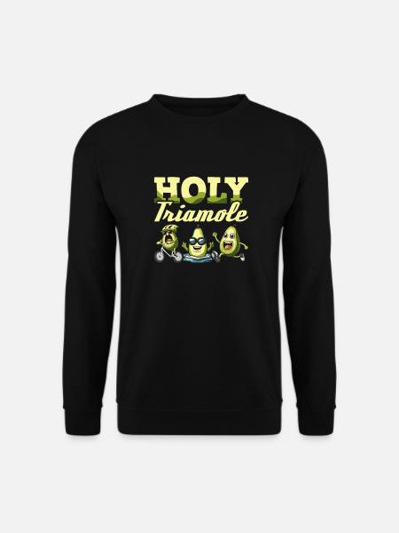 Triathlon Triathlete Avocado Holy Triamole - Unisex Sweatshirt - black