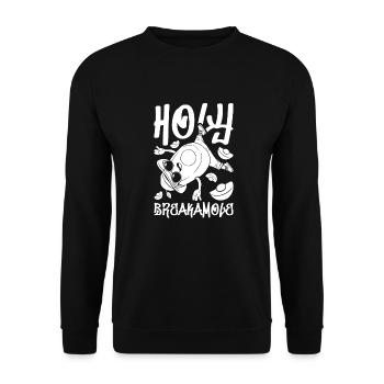 Breakdance Breakdancer Breakdancing - Unisex Sweatshirt - black - Front - Alina (178cm) & Michal (187cm)