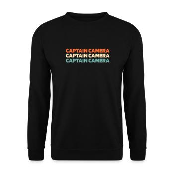 Fotograf Fotografie Kamera - Unisex Pullover - Schwarz - Vorne - Alina (178cm) & Michal (187cm)