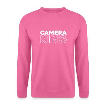 Photographe Appareil photo - Sweat-shirt Unisexe - rose - Devant