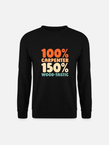 Zimmermann Tischler Schreiner - Unisex Pullover - Schwarz