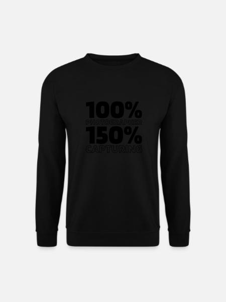 Fotograf Fotografie Kamera - Unisex Pullover - Schwarz
