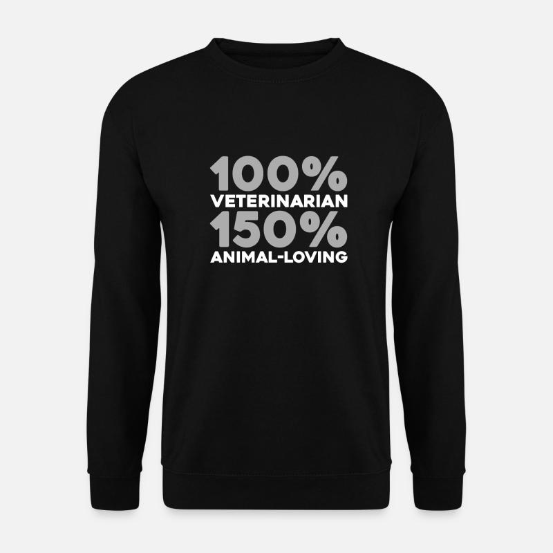 Veterinarian Veterinary - Unisex Sweatshirt - black