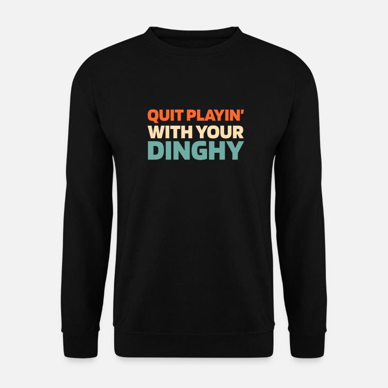 Sailing, Sailing, Sailboat - Unisex Sweatshirt - black