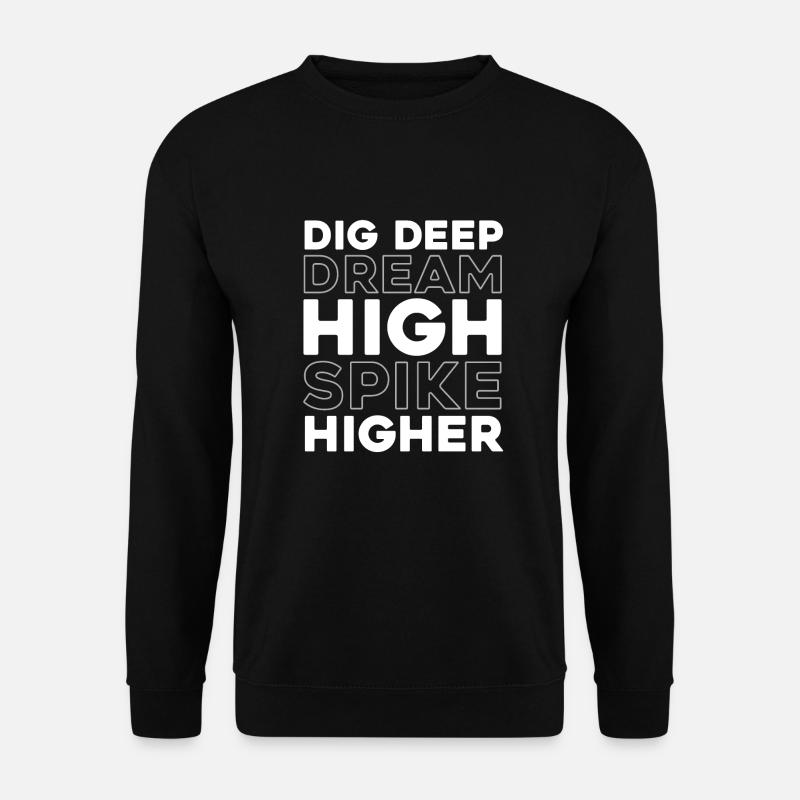 Volleyball Volleyballer - Unisex Pullover - Schwarz
