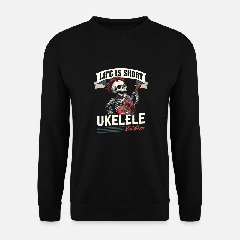 Ukulele - Unisex Sweatshirt - black