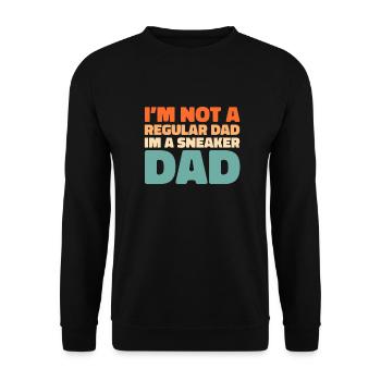 Sneakers Father Daddy Sneakers - Sweat-shirt Unisexe - noir - Devant - Alina (178cm) & Michal (187cm)