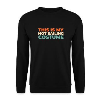 Segeln Segler Segelboot Id Rather Be Sailing - Unisex Pullover - Schwarz - Vorne - Alina (178cm) & Michal (187cm)