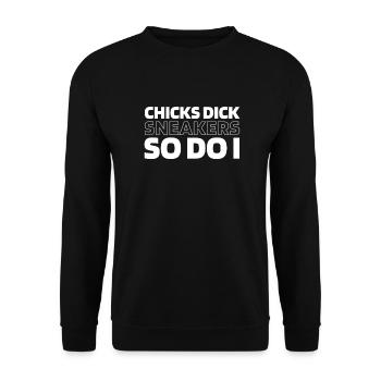 Baskets - Sweat-shirt Unisexe - noir - Devant - Alina (178cm) & Michal (187cm)