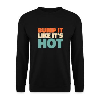 Volleyball Volleyballer - Unisex Sweatshirt - black - Front - Alina (178cm) & Michal (187cm)