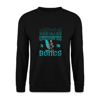 Windsurfing Windsurfers - Unisex Sweatshirt - black - Front - Alina (178cm) & Michal (187cm)