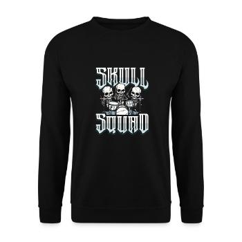 Batterie Batteurs Batteurs - Sweat-shirt Unisexe - noir - Devant - Alina (178cm) & Michal (187cm)