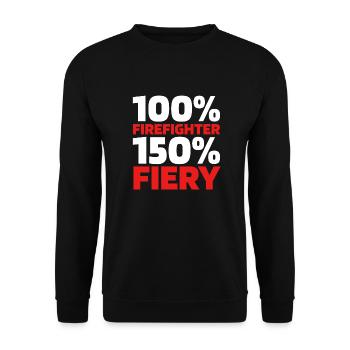 Sneakers - Unisex Sweatshirt - black - Front - Alina (178cm) & Michal (187cm)