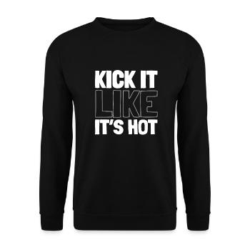 Sneakers - Unisex Sweatshirt - black - Front - Alina (178cm) & Michal (187cm)