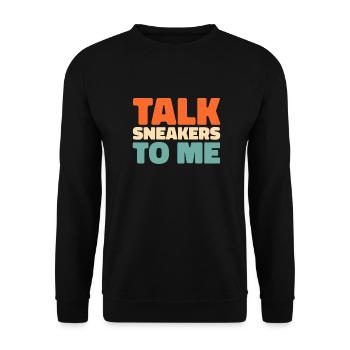 Sneakers - Unisex Sweatshirt - black - Front - Alina (178cm) & Michal (187cm)