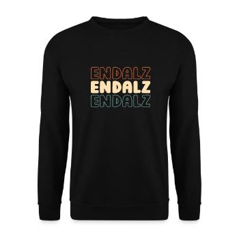Alzheimer Endalz - Unisex Pullover - Schwarz - Vorne - Alina (178cm) & Michal (187cm)