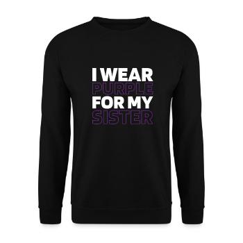 Alzheimer - Unisex Pullover - Schwarz - Vorne - Alina (178cm) & Michal (187cm)
