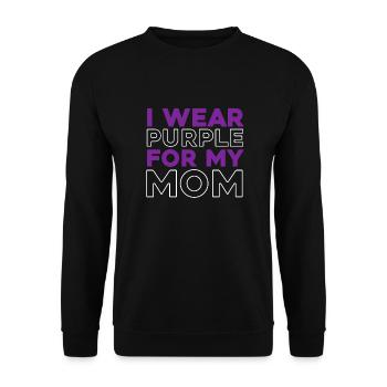 Alzheimer Memories Matter - Unisex Pullover - Schwarz - Vorne - Alina (178cm) & Michal (187cm)